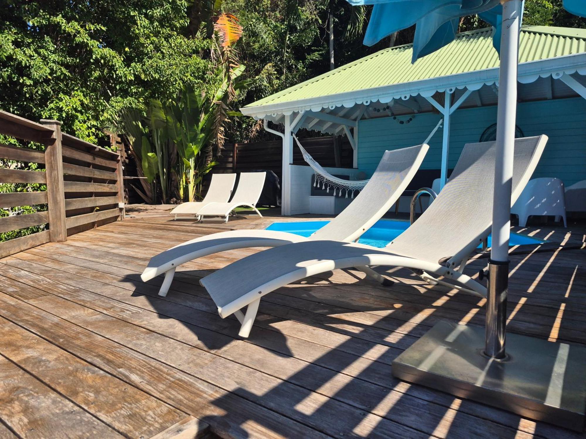 Villa Cannelle, Piscine, Vue Mer Deshaies Ngoại thất bức ảnh