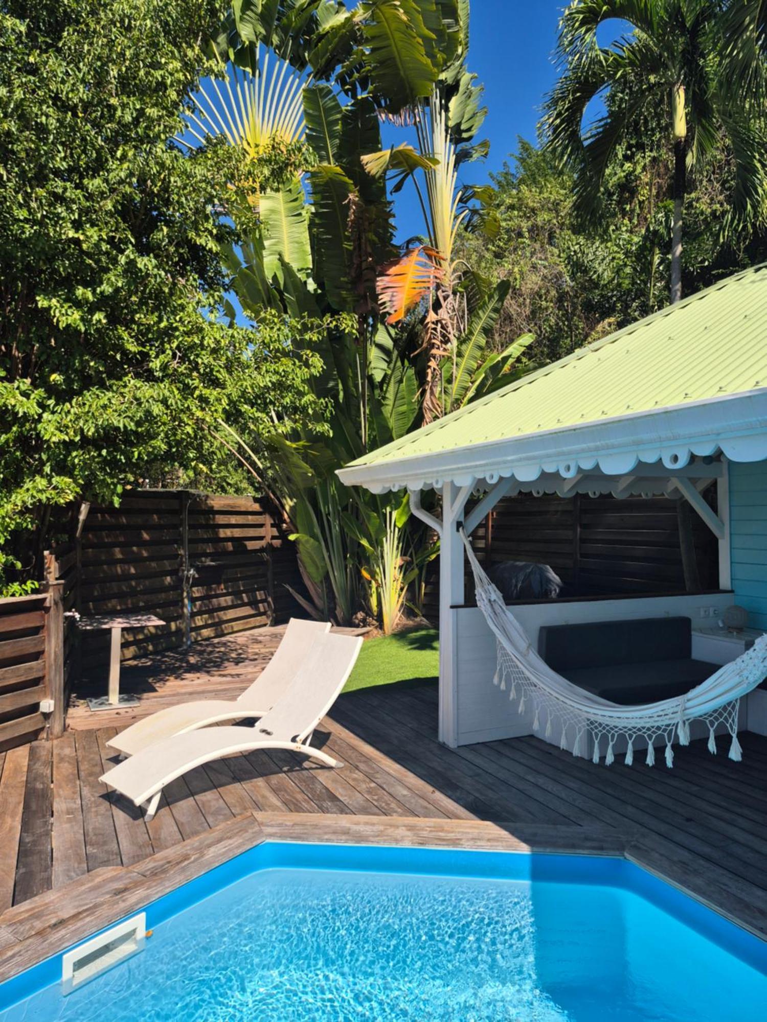 Villa Cannelle, Piscine, Vue Mer Deshaies Ngoại thất bức ảnh