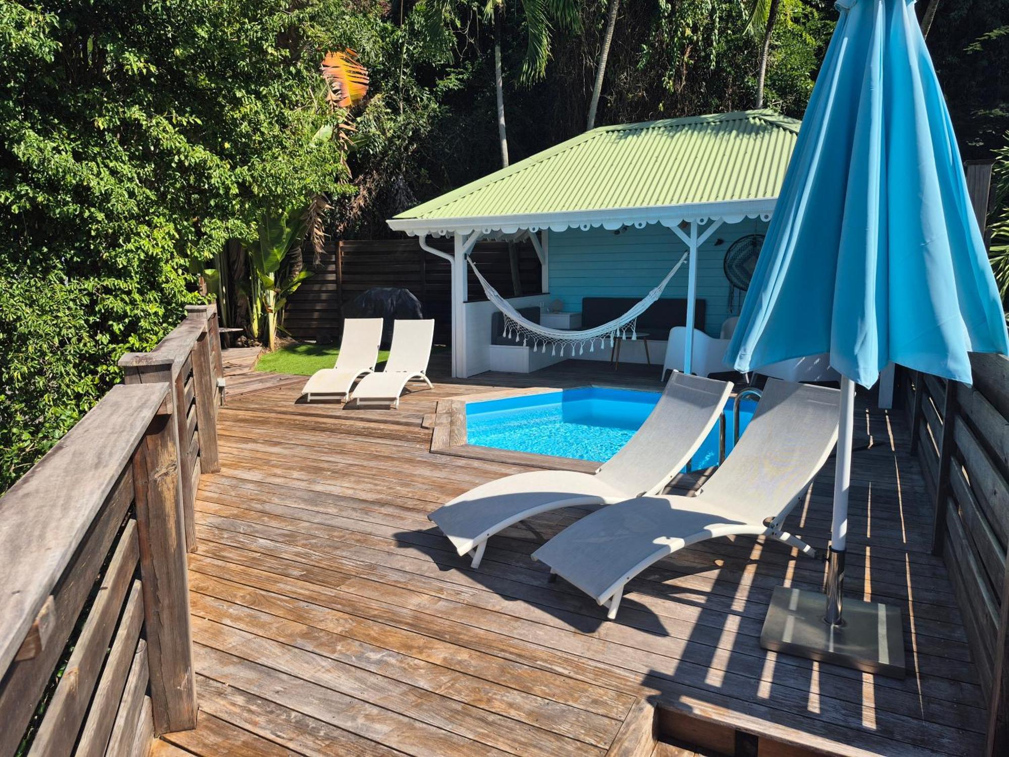 Villa Cannelle, Piscine, Vue Mer Deshaies Ngoại thất bức ảnh