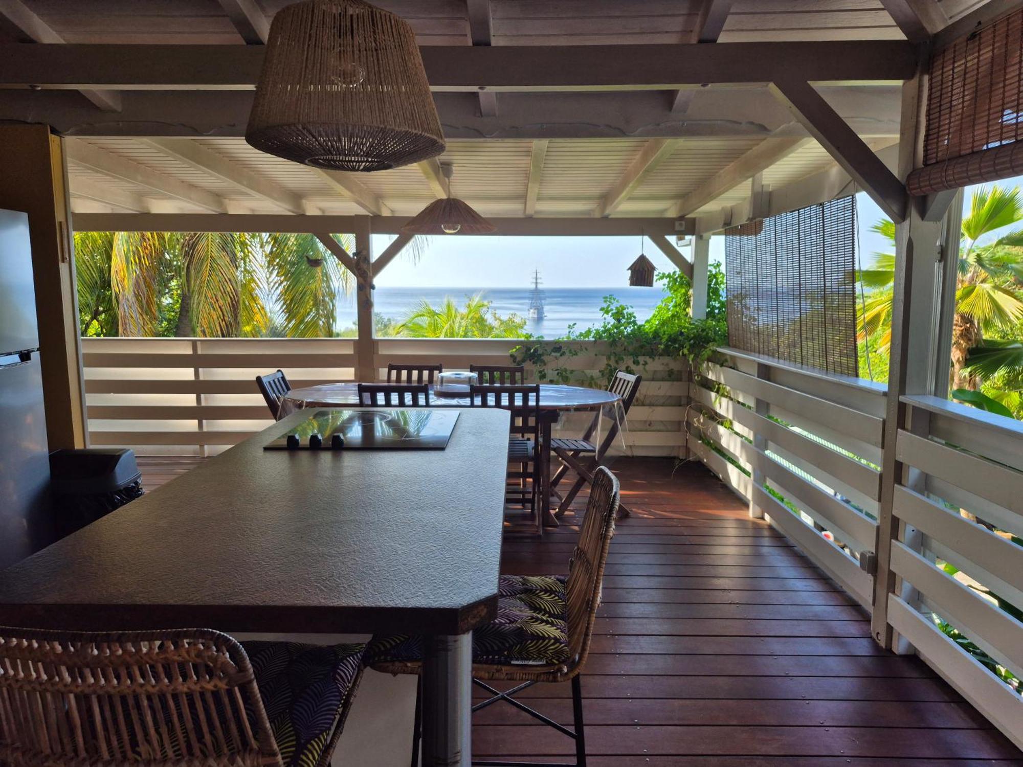 Villa Cannelle, Piscine, Vue Mer Deshaies Ngoại thất bức ảnh
